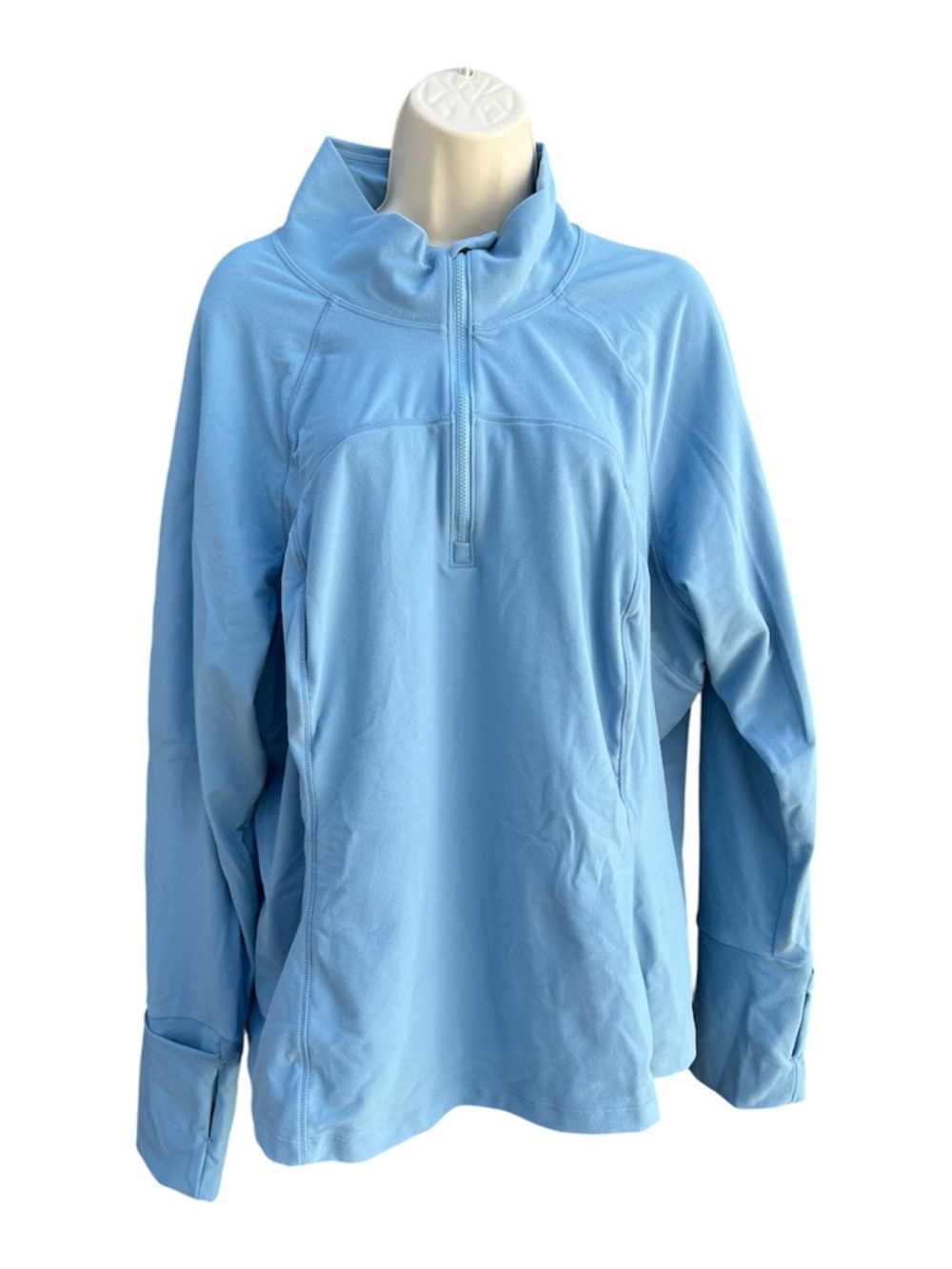 Phoenix Bergen Run Quarter Zip Women's 2X Soft Thumbholes Mittens Arm Pocket NWT